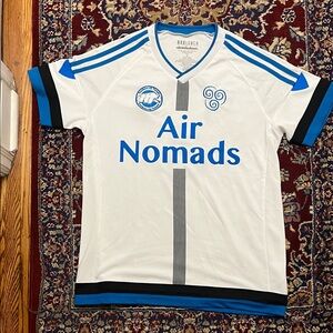 Avatar the Last Airbended White and Blue Air Nomads Jersey
